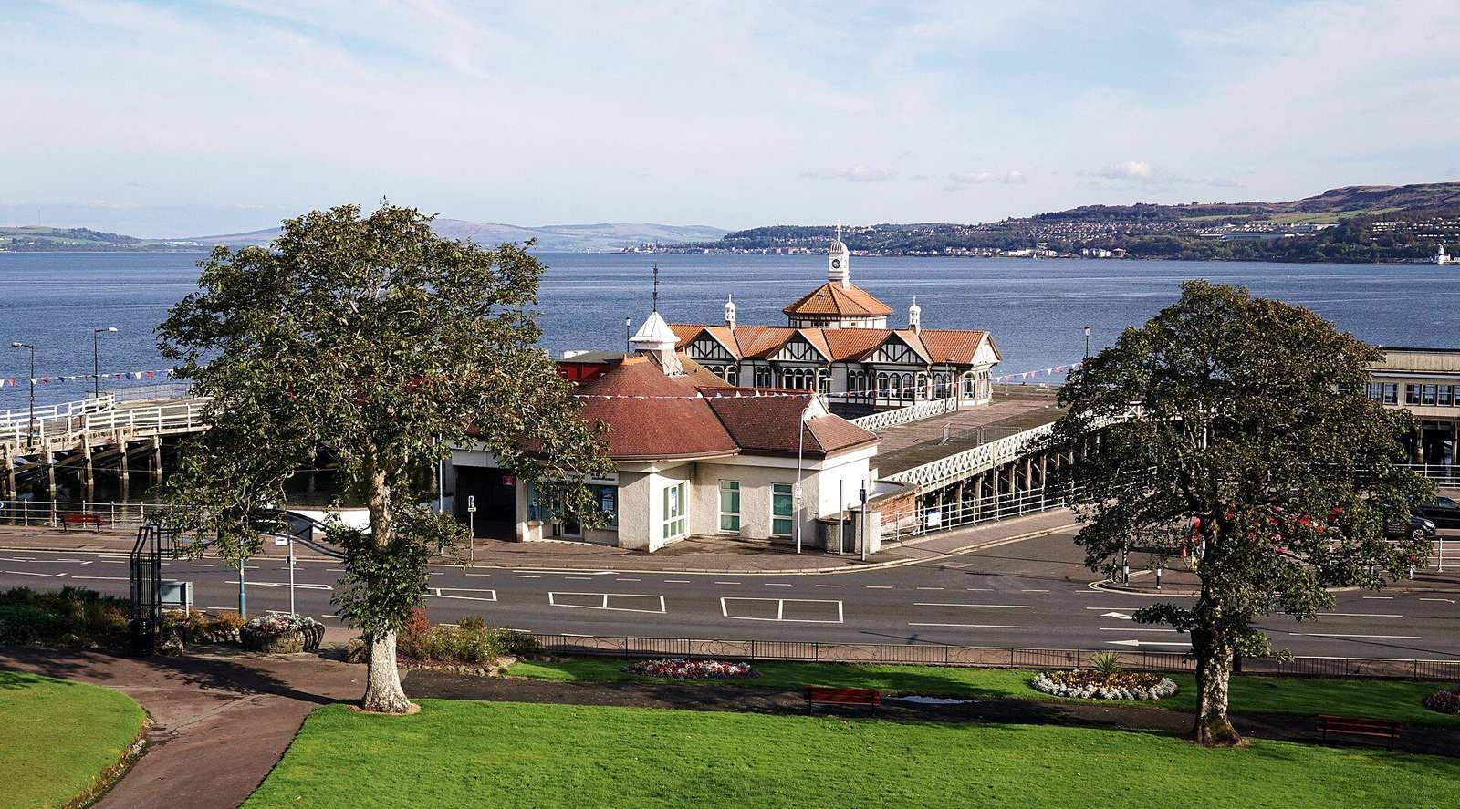 Dunoon pier on the Firth of Clyde