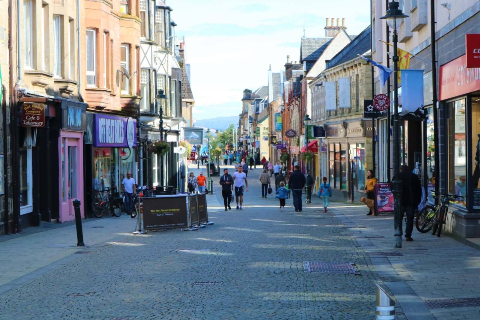 The shops on Fort William High Street